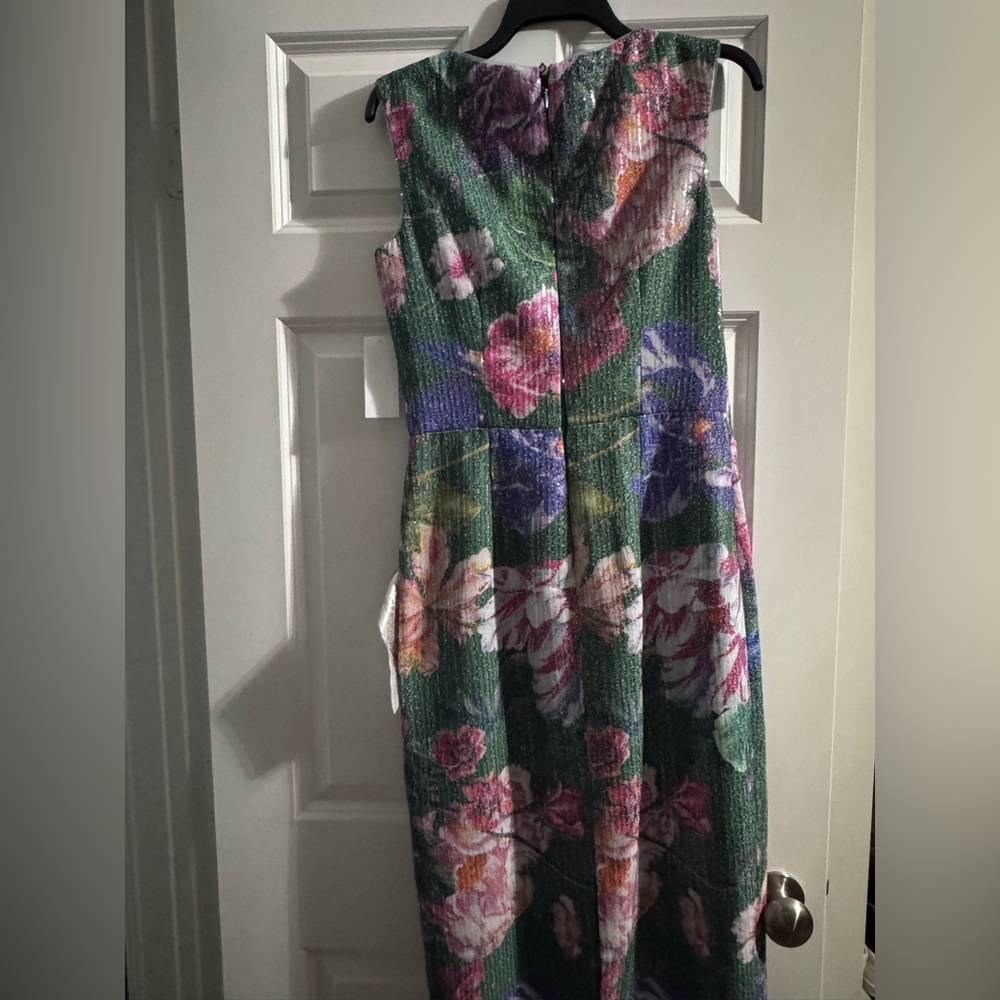 Dress the Population Green Floral Maxi Dress - Picture 3 of 5
